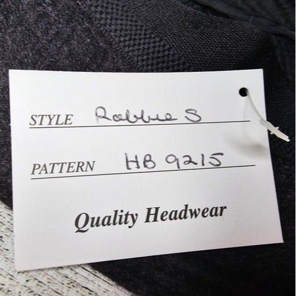 NWT Jonathan Richards Dark Grey Tweed Bucket Hat Size 6 5/8/54 100% Wool - Picture 9 of 11